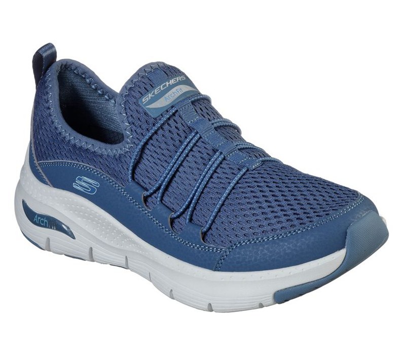 Skechers Arch Fit - Lucky Thoughts - Womens Sneakers Navy [AU-UV7084]